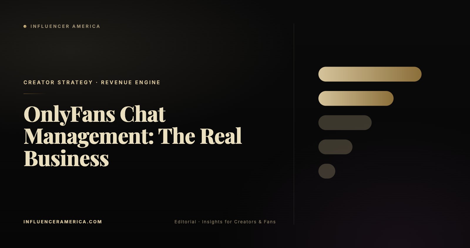 Abstract luxury illustration representing chat conversations and revenue — gold and silver direct message theme